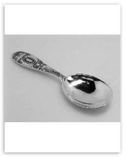   were silver plated. Our reproduction spoon is SOLID STERLING SILVER