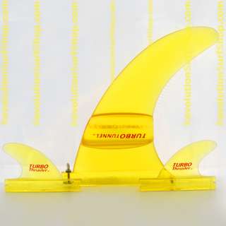 Turbo Tunnel Fin Yellow 8.5 & sidebites for Future Sys  