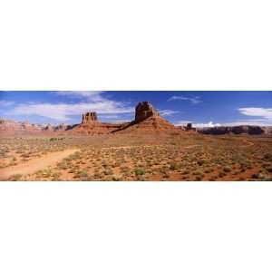 Rock Formations on a Landscape, Valley of the Gods, Utah, USA Premium 