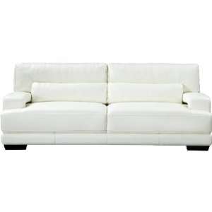  Cindy Crawford Home Bellamy Off White Leather Sofa: Home 