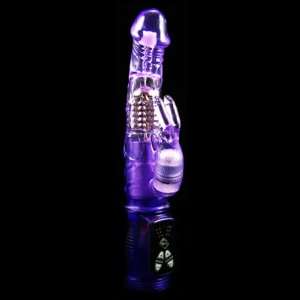  Slim Waterproof Rabbit Pearl Vibrator Purple Health 