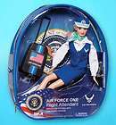 Flight Attendant Doll Continental Airlines 11 Blond w Backpack 