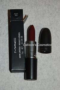 MAC COSMETICS BNIB VELVET TEEN Dark Lipstick VERY RARE  
