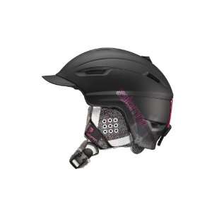  Salomon Poison Ski Helmet (Black Matt, Medium): Sports 