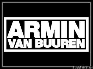 2x) Armin Van Buuren Trance Decal Vinyl Sticker  