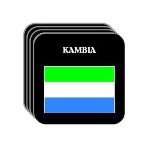 Sierra Leone   KAMBIA Set of 4 Mini Mousepad Coasters