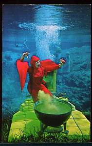   Weeki Wachee Bathing Beauty Underwater Mermaid Postcard #6  