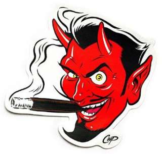  COOP SMOKING DEVIL Decal Sticker Clothing