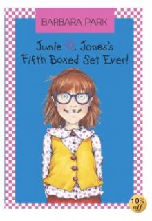 Junie B. Joness Fifth Boxed Set Ever includes books 17–20, which 