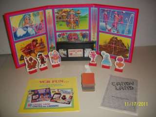CANDY LAND VCR BOARD GAME, MILTON BRADLEY, 1986, RARE, VINTAGE,100% 