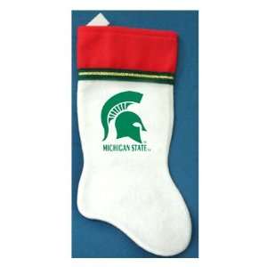   State Spartans Set of 2 Christmas Stockings **