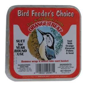  12 each Bird Feeders Choice Orange Treat Suet (DD1220561 