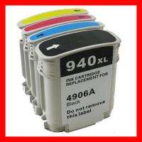 HP 940 XL BLACK CYAN YELLOW MAGENTA INK CARTRIDGE FOR OFFICEJET PRO 