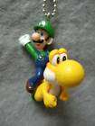 JPN Super Mario Bros. Wii Charm Figure   Luigi on Yoshi