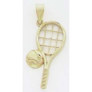 Tennis Racquet & Ball Charm   M787