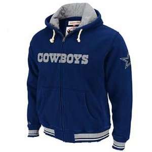  NFL Dallas Cowboys Hoody Hoodie Throwback Mitchell & Ness 