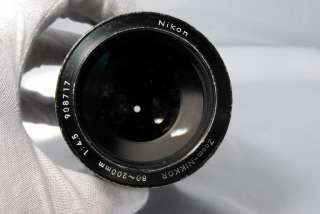 Nikon zoom 80 200mm f4.5 lens Nikkor AI manual focus user  