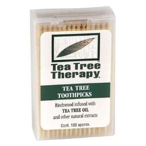  Tea Tree Therapy Toothpicks (Pack of 12) 100 Count Health 
